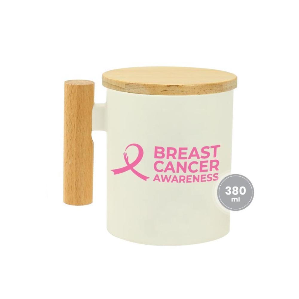 Ceramic Coffee Mugs with Breast Cancer Awareness Logo Online in Riyadh, Saudi Arabia